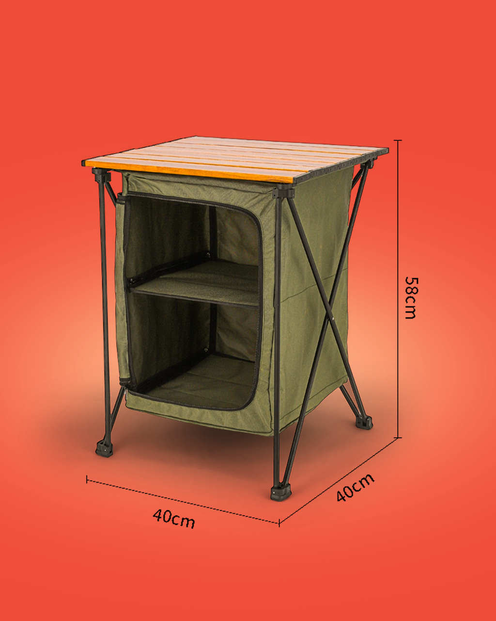 Dual-Purpose Storage Cabinet & Table