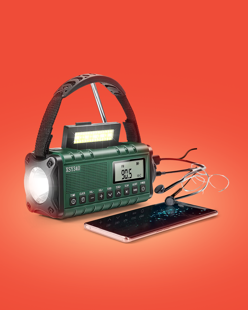 Radio Solar Charging 4000Mah